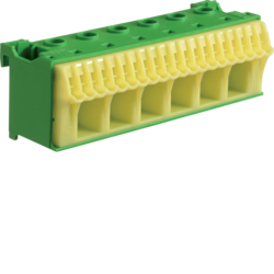 KN26E QuickConnect bezšroubový blok PE,  zelený, 26 svorek,  6x25+20x4mm2, šíře 105mm