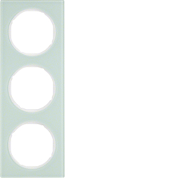 10132209 Rámeček,  3-násobný, R.3, sklo bílá