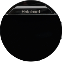 16402035 Relé pro hotelovou kartu s centrálním dílem,  serie 1930/R.classic,  černá lesk