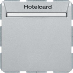 16408984 Relé pro hotelovou kartu s centrálním dílem,  S.1, stříbrná mat
