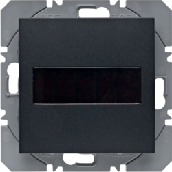 85655185 KNX RF tlačítko 1-násobné solární ploché, quicklink,  S.1/B.x,  antracit mat