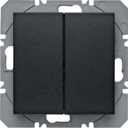 85656285 KNX RF tlačítko 2-násobné bateriové ploché, quicklink,  S.1/B.x,  antracit mat