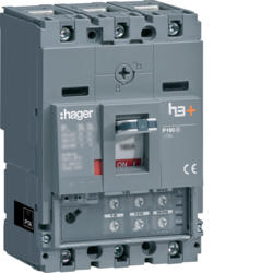 HHS160JC Kompaktní jistič h3+ P160 LSI 25 kA,  3-pólový, In 160 A