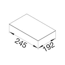 Product Drawing Vložka pro víko krabice VDE09 Ostatní lepenka