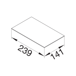 Product Drawing Vložka pro víko krabice VE09 lepenka