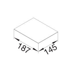Product Drawing Vložka pro víko krabice VQ06 lepenka