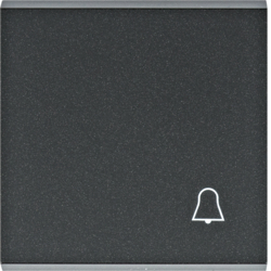 WL6013 Klapka,  se symbolem „Zvonek”, černá mat