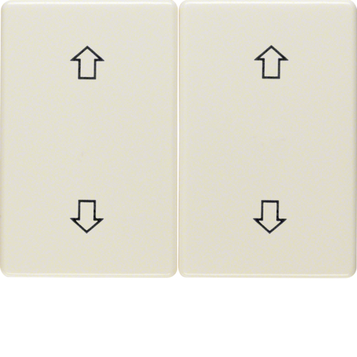 14350302 Centrální díl pro anténní zásuvku s 2/3 otvory S.1/B.x bílá, lesk