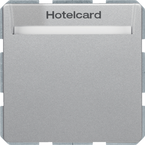16406094 Relé pro hotelovou kartu s centrálním dílem,  Q.x,  stříbrná sametová
