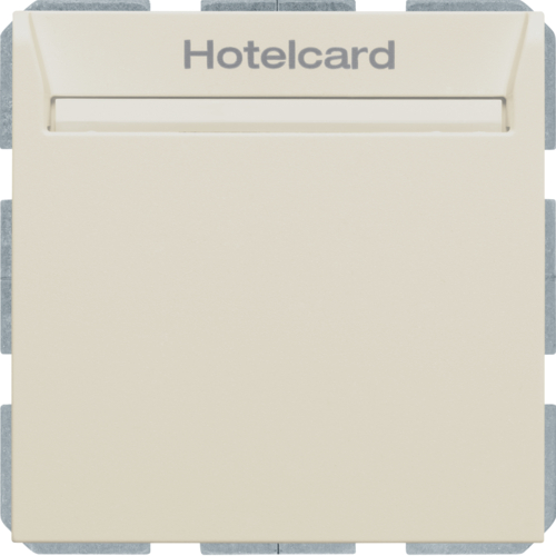 16408992 Relé pro hotelovou kartu s centrálním dílem,  S.1, krémová lesk