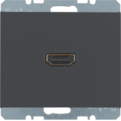 3315437006 Zásuvka HDMI s připojením konektoru 90°, K.1, antracit mat