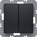 85656285 KNX RF tlačítko 2-násobné bateriové ploché, quicklink,  S.1/B.x,  antracit mat