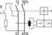 Circuit Drawing Proudové chrániče 2-pólové, Typ A/S selektivní
