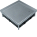 EKQ1200BL2 Výškově stavitelná podlahová krabice Q12 pro 12 přístrojů, zaslepovací 38/43mm