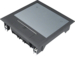 VQ06059005 Víko podlahové krabice Q06 čtvercové pro 6 přístrojů, pro podlahy 5 mm,  černá